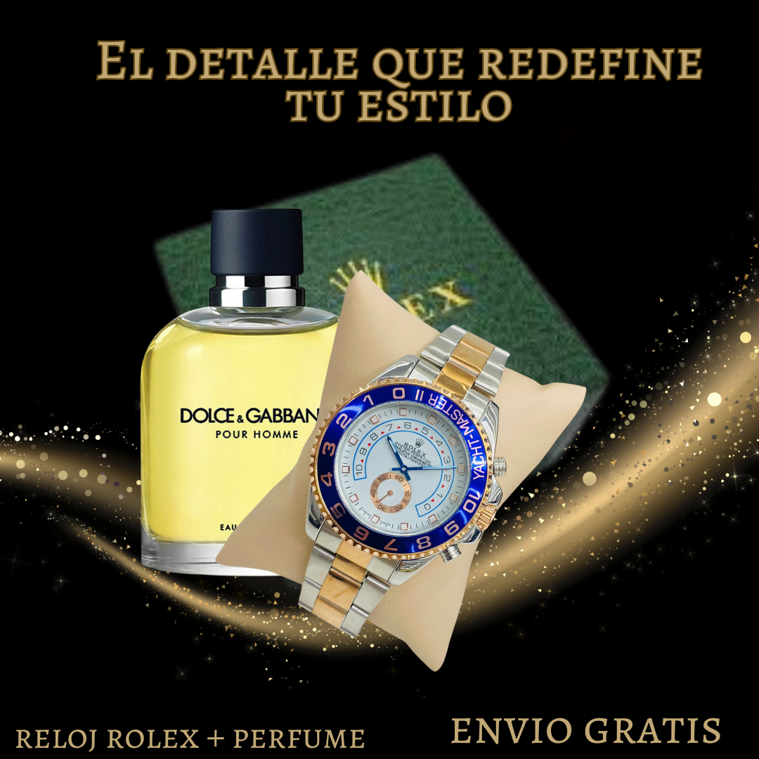 ⌚✨ Elegancia Doble – Rolex Submariner + Perfume Premium GRATIS