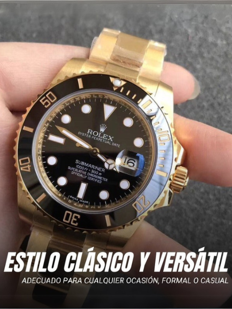 ⌚✨ Elegancia Doble – Rolex Submariner + Perfume Premium GRATIS