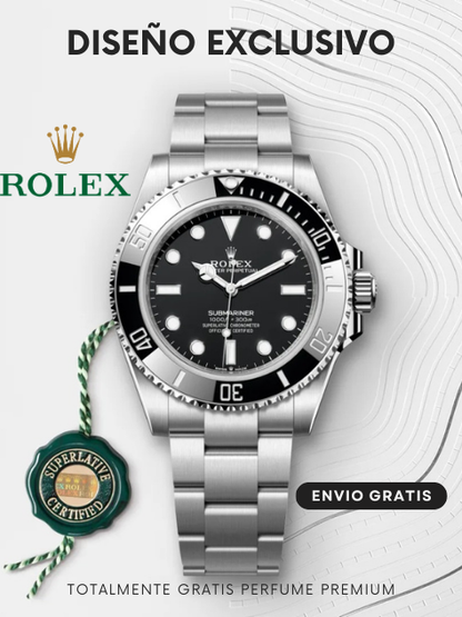 ⌚✨ Elegancia Doble – Rolex Submariner + Perfume Premium GRATIS