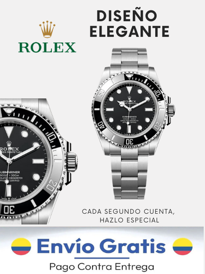 ⌚✨ Elegancia Doble – Rolex Submariner + Perfume Premium GRATIS