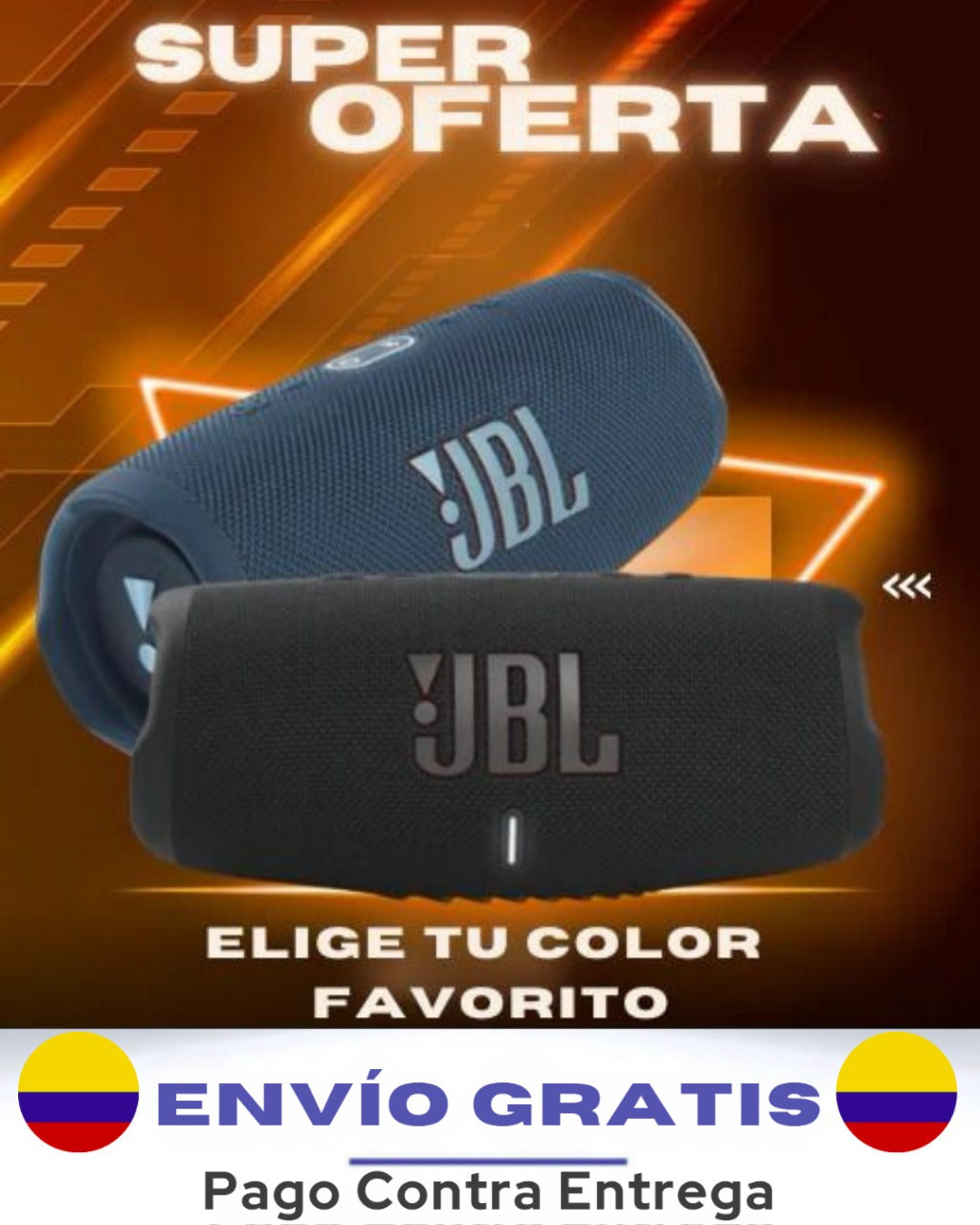 SUPER OFERTA  PARLANTE JBL CHARGE 5 2X1