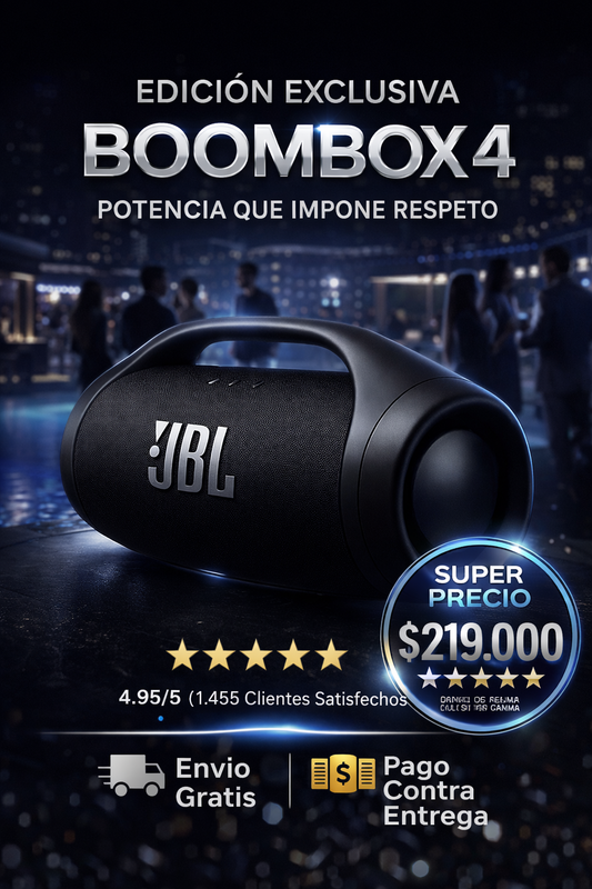 🎶 JBL Boombox 4 🔊 | Potencia que se Siente, Estilo que Impone 💥