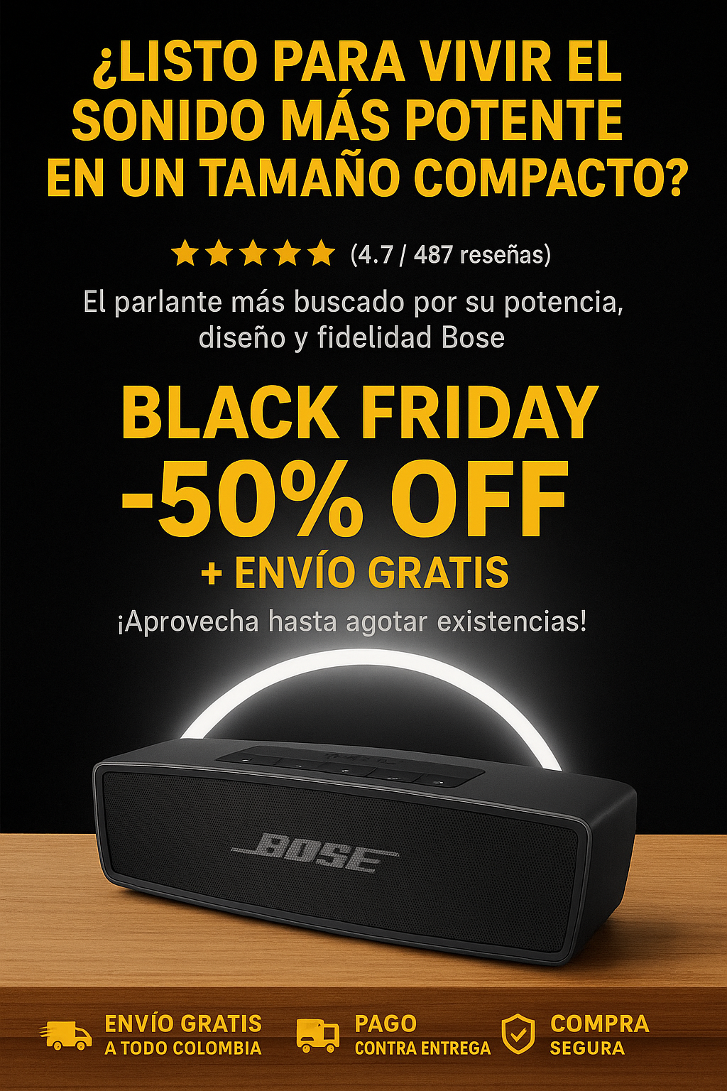 🎶✨ BOSE® SoundLink® – Premium + Obsequio Sorpresa