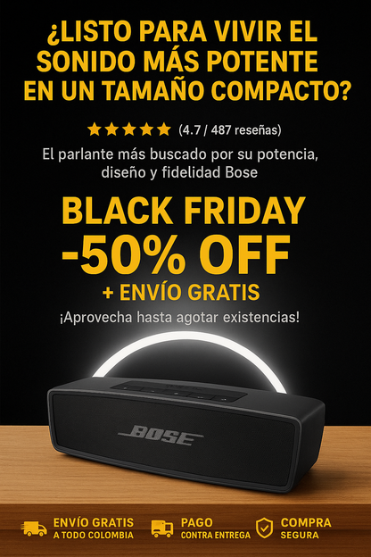 🎶✨ BOSE® SoundLink® – Premium + Obsequio Sorpresa